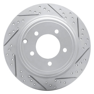 DFC® - Drilled and Slotted Rear Passenger Side Brake Rotor