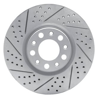 Dynamic Friction Company® - Drilled and Slotted Brake Rotor