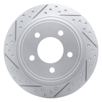 DFC® - Drilled and Slotted Rear Driver Side Brake Rotor
