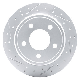 Dynamic Friction Company® - Drilled and Slotted Brake Rotor