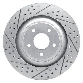 DFC® - Drilled and Slotted Front Driver Side Brake Rotor