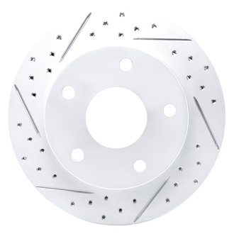 Dynamic Friction Company® - Drilled and Slotted Brake Rotor