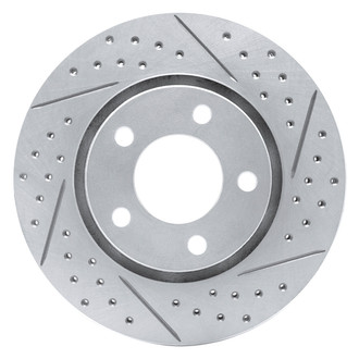 DFC® - Drilled and Slotted Front Passenger Side Brake Rotor