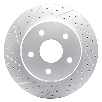 Dynamic Friction Company® - Drilled and Slotted Brake Rotor