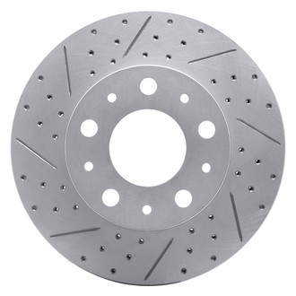 Dynamic Friction Company® - Drilled and Slotted Brake Rotor