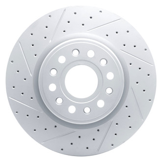 Dynamic Friction Company® - Drilled and Slotted Brake Rotor