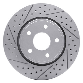 DFC® - Drilled and Slotted Front Passenger Side Brake Rotor