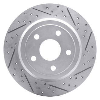 DFC® - Drilled and Slotted Rear Passenger Side Brake Rotor