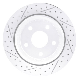 DFC® - Drilled and Slotted Rear Driver Side Brake Rotor