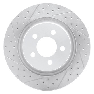 Dynamic Friction Company® - Drilled and Slotted Brake Rotor