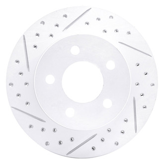 Dynamic Friction Company® - Drilled and Slotted Brake Rotor