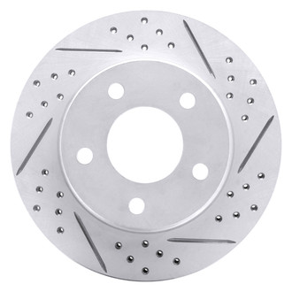 DFC® - Drilled and Slotted Front Passenger Side Brake Rotor