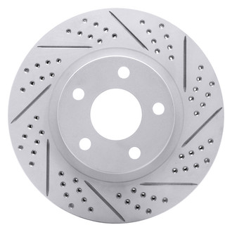 DFC® - Drilled and Slotted Front Passenger Side Brake Rotor