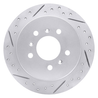 DFC® - Drilled and Slotted Rear Driver Side Brake Rotor