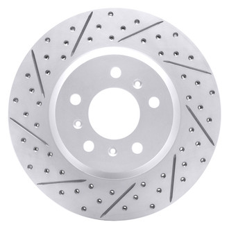 Dynamic Friction Company® - Drilled and Slotted Brake Rotor