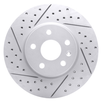 Dynamic Friction Company® - Drilled and Slotted Brake Rotor