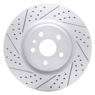 Dynamic Friction Company® - Drilled and Slotted Brake Rotor