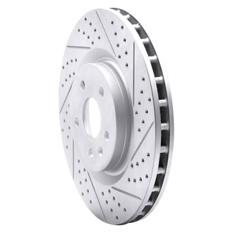 DFC® - Drilled and Slotted Front Passenger Side Brake Rotor