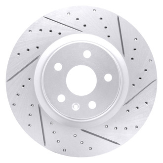 DFC® - Drilled and Slotted Front Passenger Side Brake Rotor