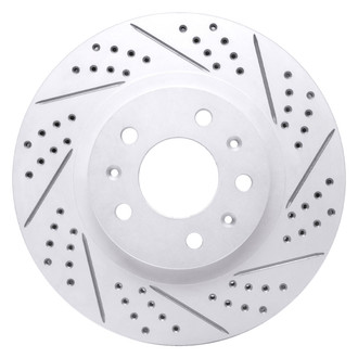 DFC® - Drilled and Slotted Front Passenger Side Brake Rotor