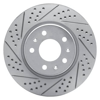 Dynamic Friction Company® - Drilled and Slotted Brake Rotor