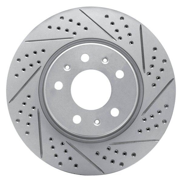 DFC® - Drilled and Slotted Front Drilled and Slotted Brake Rotor