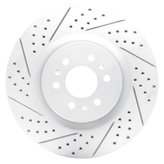 Dynamic Friction Company® - Drilled and Slotted Brake Rotor