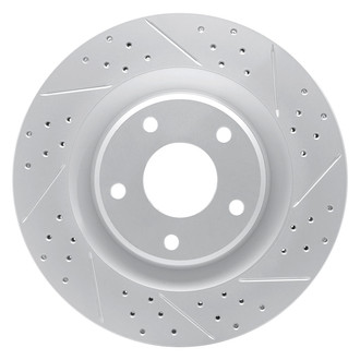 DFC® - Drilled and Slotted Front Passenger Side Brake Rotor