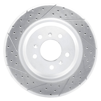 Dynamic Friction Company® - Drilled and Slotted Brake Rotor