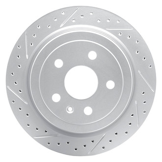 DFC® - Drilled and Slotted Rear Driver Side Brake Rotor