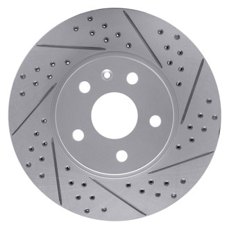 DFC® - Drilled and Slotted Front Passenger Side Brake Rotor