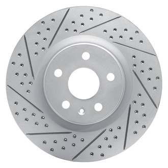 Dynamic Friction Company® - Drilled and Slotted Brake Rotor