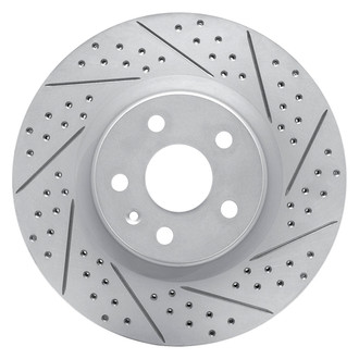 DFC® - Drilled and Slotted Front Passenger Side Brake Rotor
