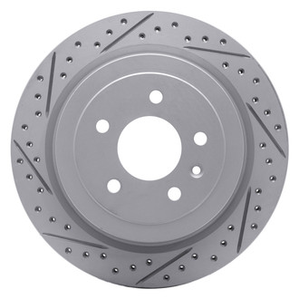 DFC® - Drilled and Slotted Rear Driver Side Brake Rotor