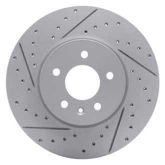 Dynamic Friction Company® - Drilled and Slotted Brake Rotor