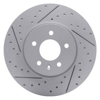 DFC® - Drilled and Slotted Front Passenger Side Brake Rotor