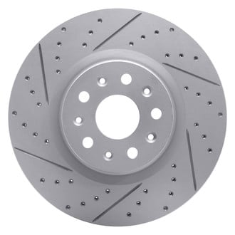Dynamic Friction Company® - Drilled and Slotted Brake Rotor