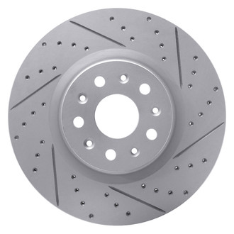 DFC® - Drilled and Slotted Front Passenger Side Brake Rotor