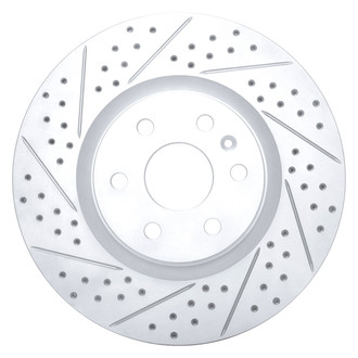 Dynamic Friction Company® - Drilled and Slotted Brake Rotor