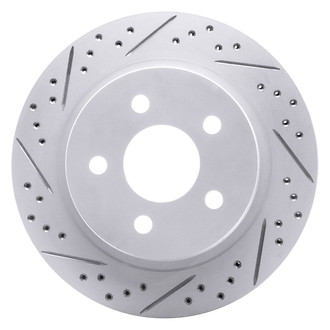 DFC® - Drilled and Slotted Rear Driver Side Brake Rotor