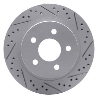 DFC® - Drilled and Slotted Rear Passenger Side Brake Rotor