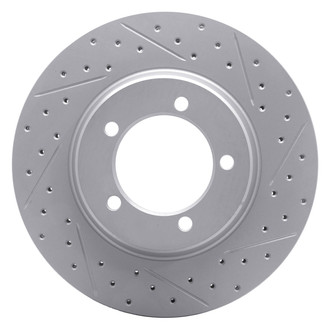 DFC® - Drilled and Slotted Front Passenger Side Brake Rotor