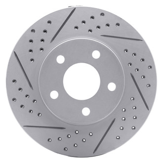 Dynamic Friction Company® - Drilled and Slotted Brake Rotor
