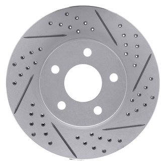 DFC® - Drilled and Slotted Front Passenger Side Brake Rotor