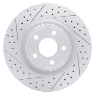 DFC® - Drilled and Slotted Front Passenger Side Brake Rotor