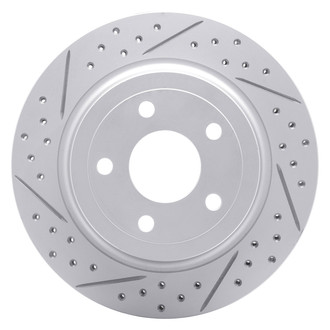 DFC® - Drilled and Slotted Rear Driver Side Brake Rotor