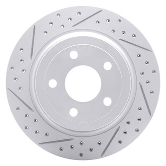 DFC® - Drilled and Slotted Rear Passenger Side Brake Rotor