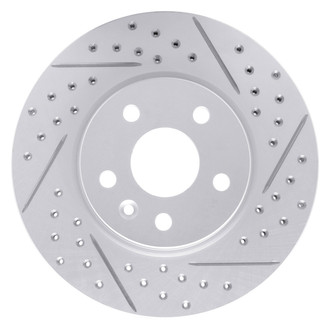 DFC® - Drilled and Slotted Front Passenger Side Brake Rotor
