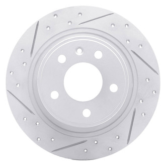 DFC® - Drilled and Slotted Rear Driver Side Brake Rotor