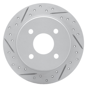 DFC® - Drilled and Slotted Rear Driver Side Brake Rotor